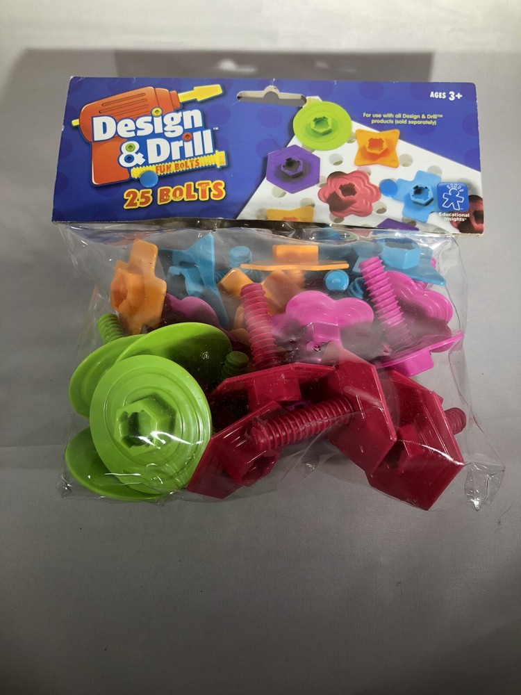 Educational Insights Design & Drill Fun Bolts
