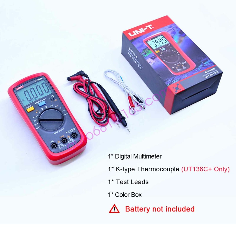 UNI-T UT136C+ Multimeter Digital multimeter tester AC DC Voltmeter Ammeter