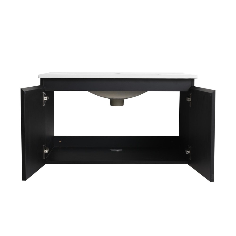 30'' Floating Wall-Mounted Bathroom Vanity With Ceramics Sink & Soft-Close