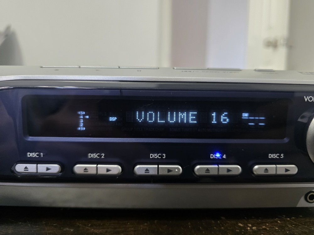 JVC TH-M505 5-Disc DVD Digital Theater System Receiver Tested Working – Read