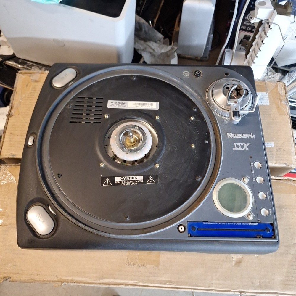 Defective Numark ttx turntable NOT Power TESTED Read Description