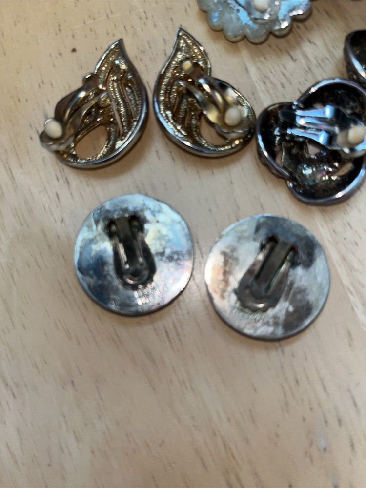 Mixed Lot Vintage Clip Earrings