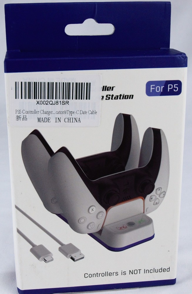 JYS Dual Controller Charging Station for PS5 Includes Power Supply