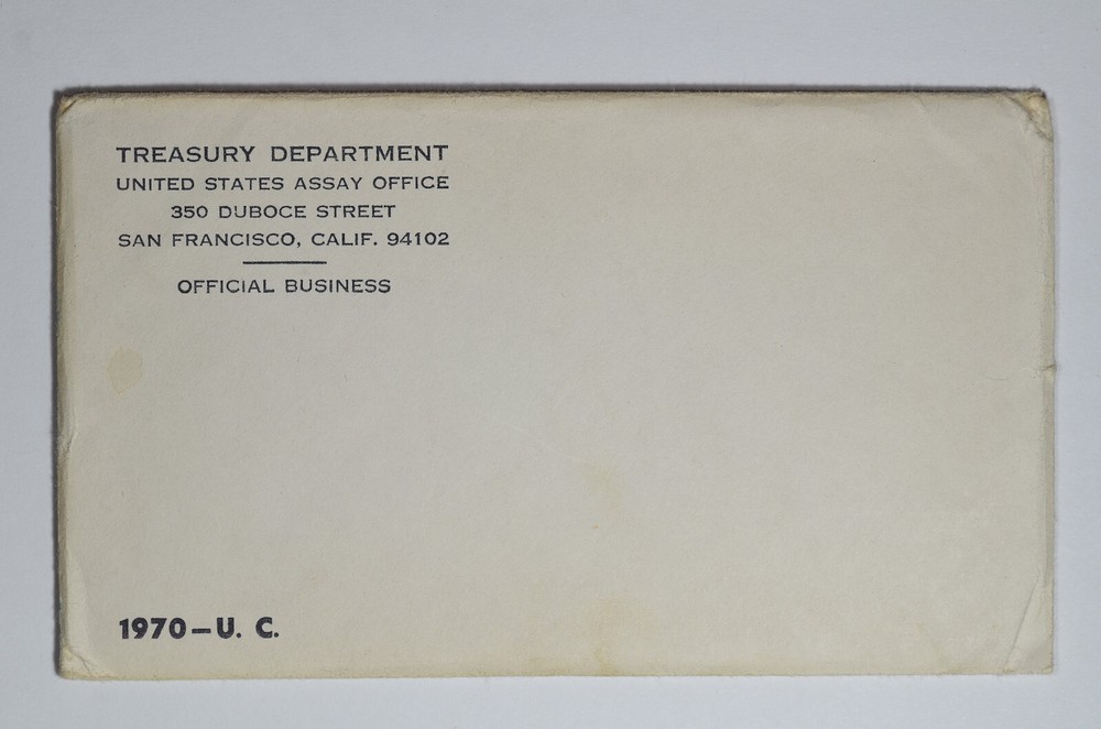 1970 US Mint Set Envelope - No Coins