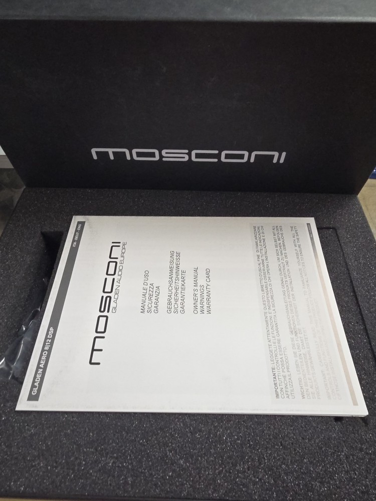AERO 8|12 DSP Mosconi Digital Signal Processor Standalone DSPTrack