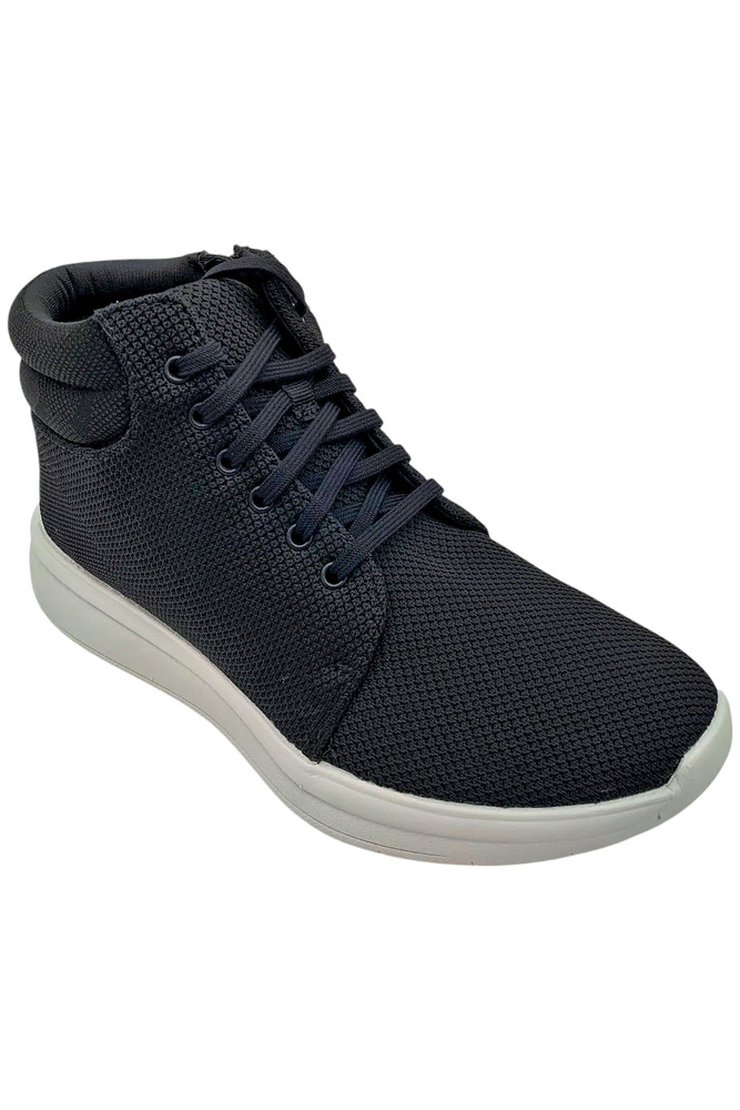 CLOUDSTEPPERS by Clarks Washable Knit Boots Ezera Tie Black/White