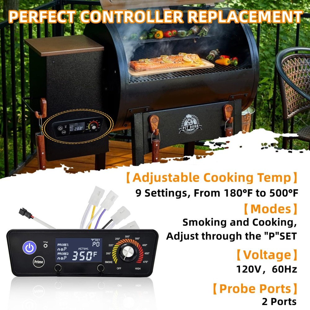 Upgraded Digital W/LCD Display Control Board Replacement Parts for Pit Boss...