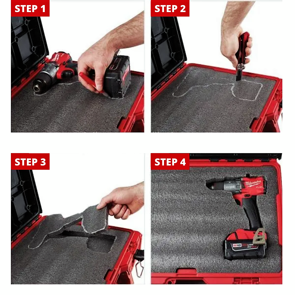 Tool Box Foam Inserts for Cases Polyethylene Foam Sheets Toolbox Foam Organizer