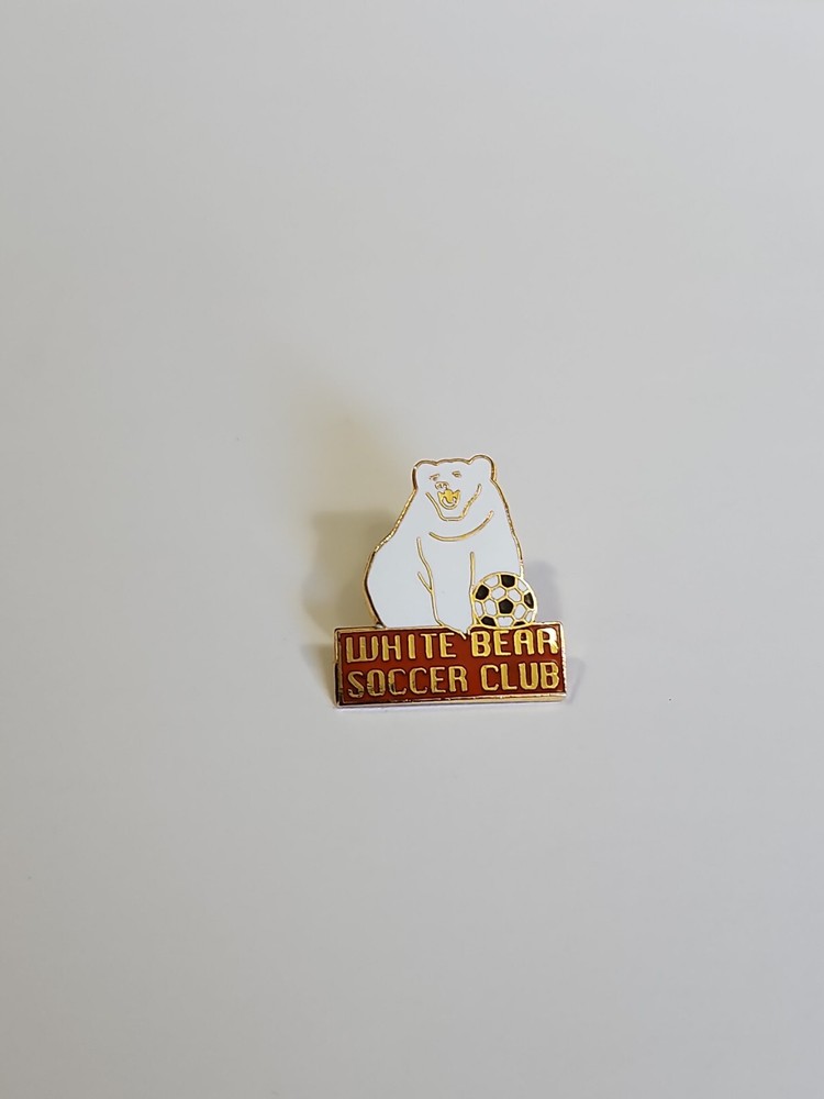 White Bear Soccer Club Lapel Hat Jacket Pin