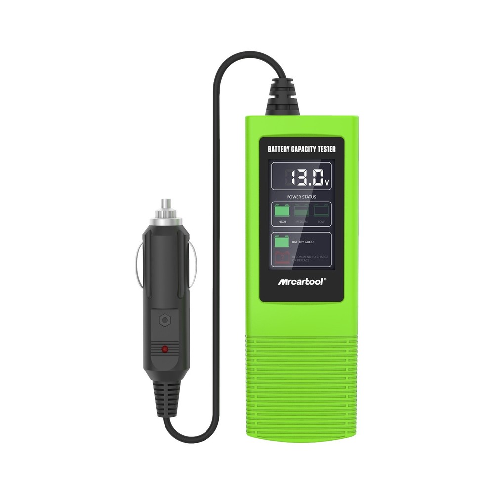 Car Battery Tester Capacity Analyzer Voltage Test 12V/24V With Cigarette Lighter