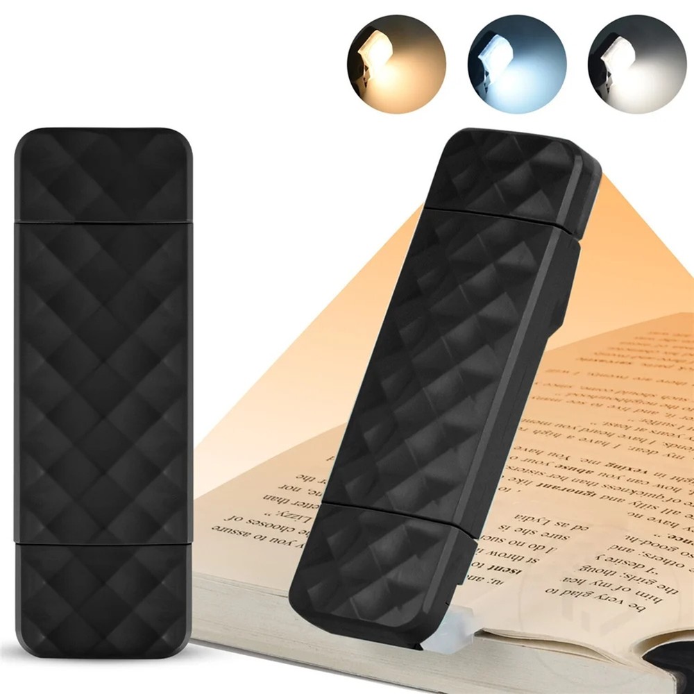 LED Book Light Bookmark Reading Light USB Rechargeable Adjustable Night Lamp