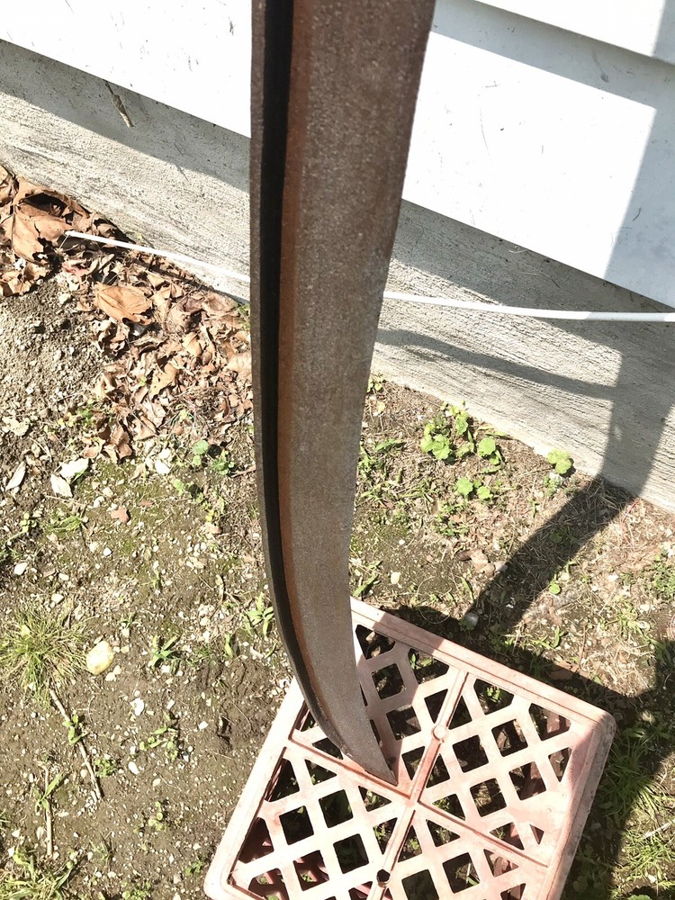 Antique Sickle Blade Cast Iron 47”Long Needs Sharpening