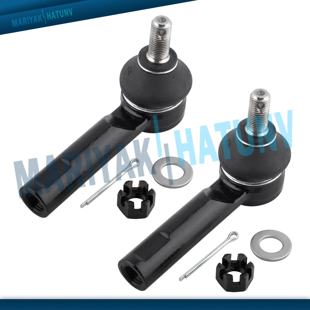 Both (2) Front Outer Tie Rod Ends For 2007-2011 Honda CR-V Japan Build Models