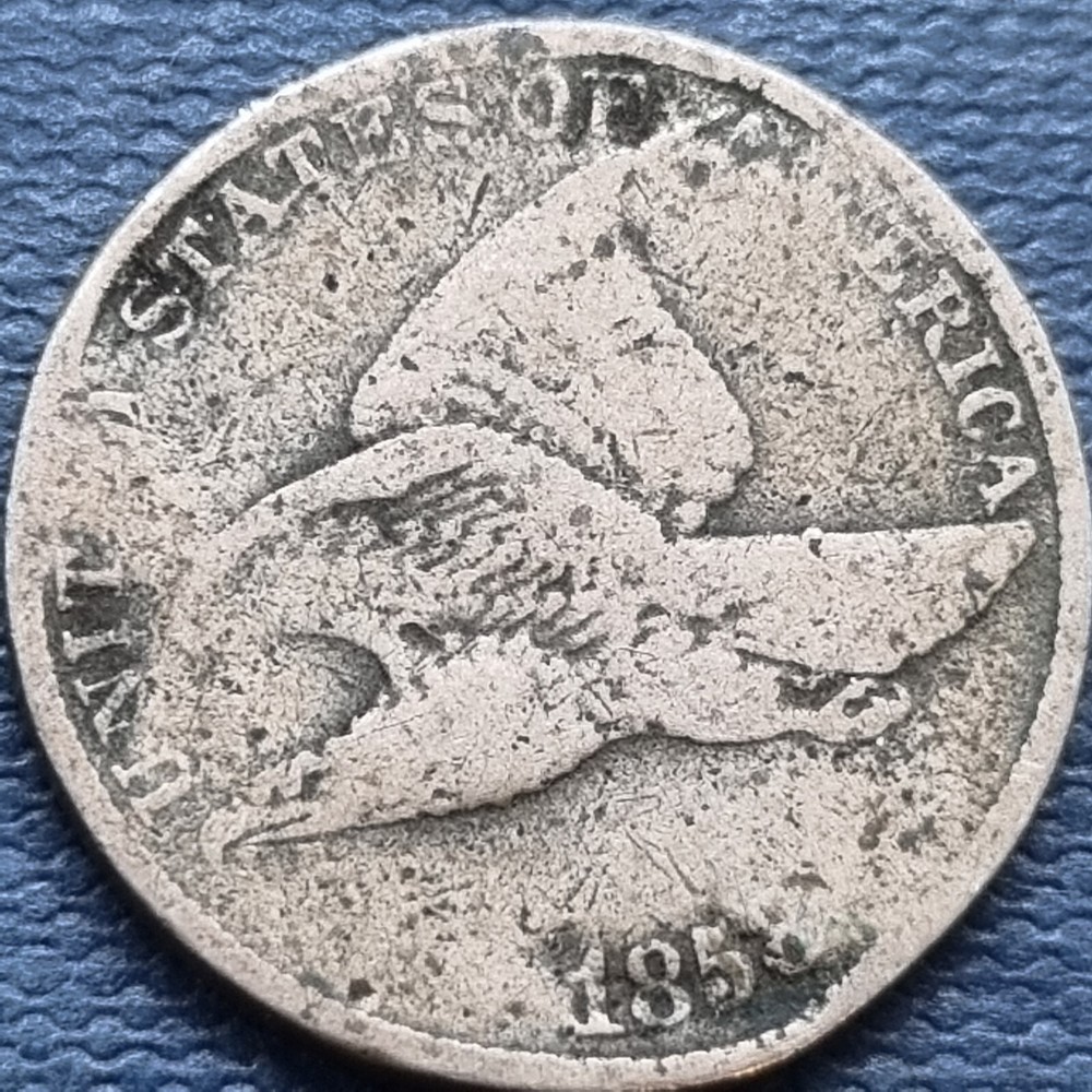 1858 Flying Eagle Cent 1c Circulated #91755