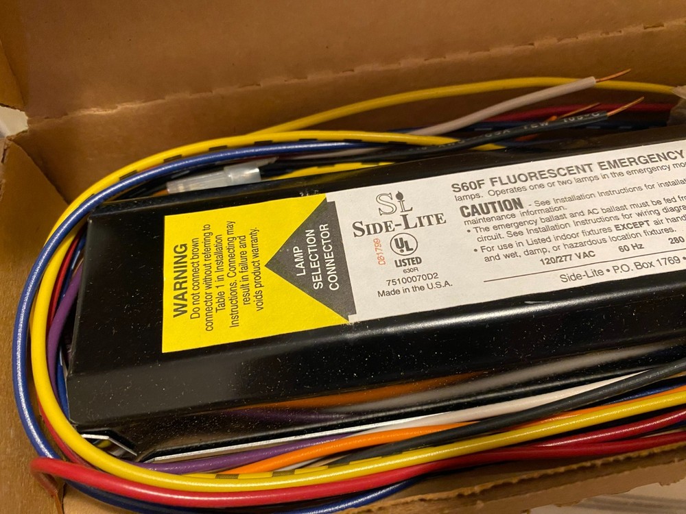 NOB Side-Lite S60F fluorescent emergency ballast
