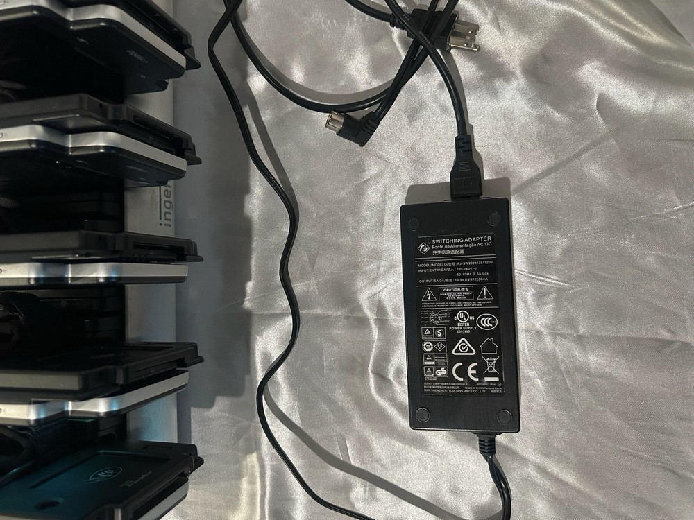 7 Ingenico Moby M70 Touchscreen Payment Terminals,Android Tablets, & 2 Chargers