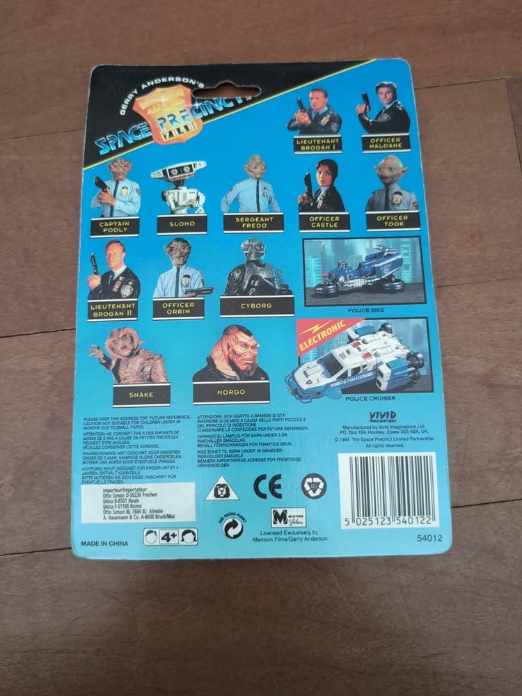 Gerry Anderson - Space Precinct Action Figure - Castle Damaged Bubble