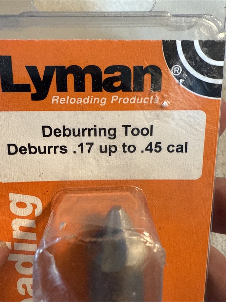 Lyman Deburring Tool Deburrs .17 up to .45 Caliber