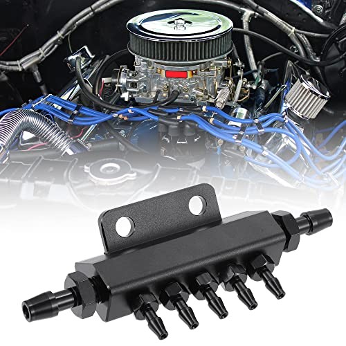 Universal Vacuum Manifold Kit 1/8" Ports 1/2" Interfaces Block Intake