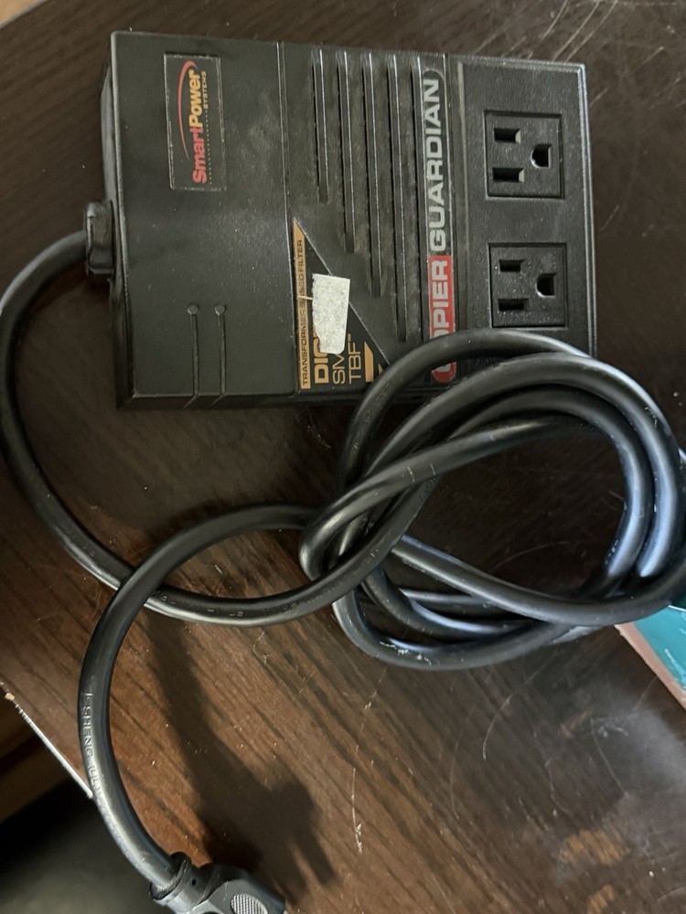 SmartPower Copier Guardian Surge Protector 2 Outlets TBF
