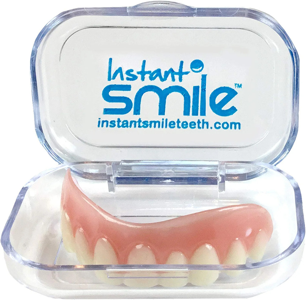 2 Pack Instant Smile Comfort Fit Flex - Natural Shade - Upper Cosmetic Teeth