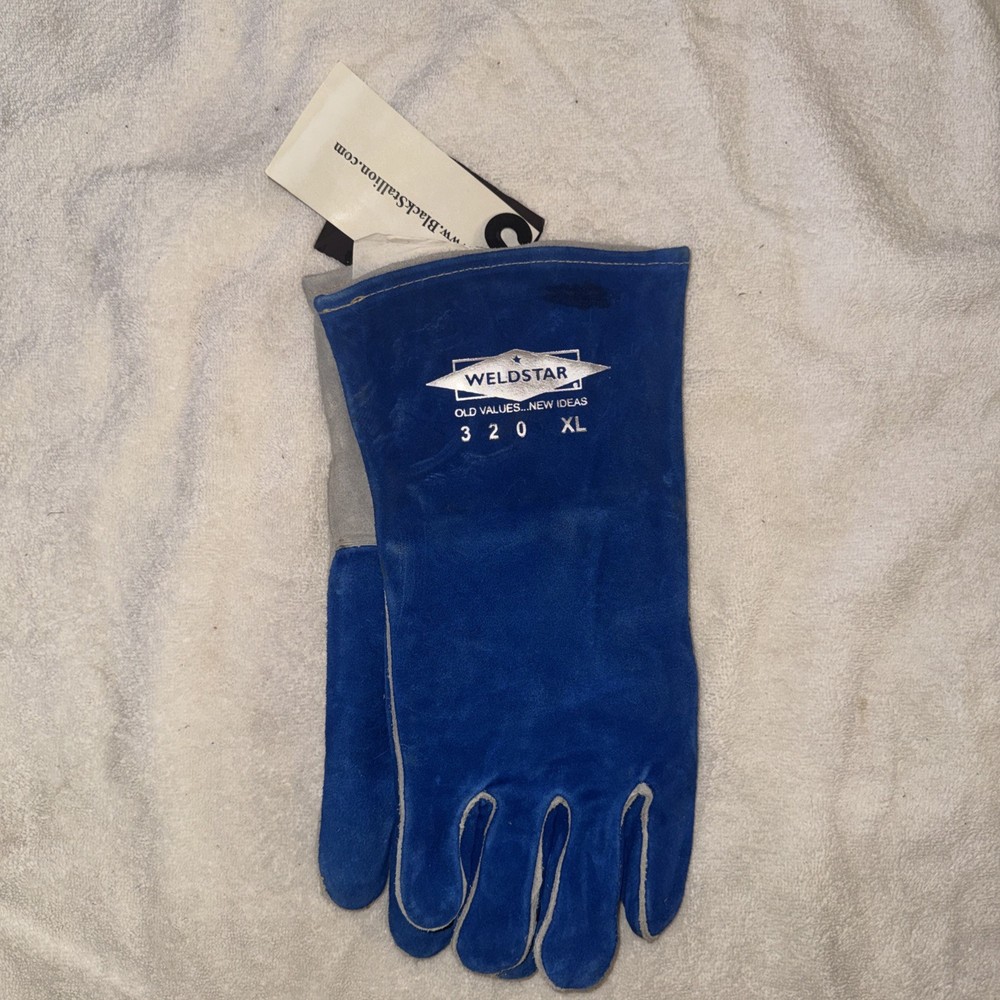 Black Stallion 320 CushionCore Split Cowhide Stick Welding Gloves X-Large