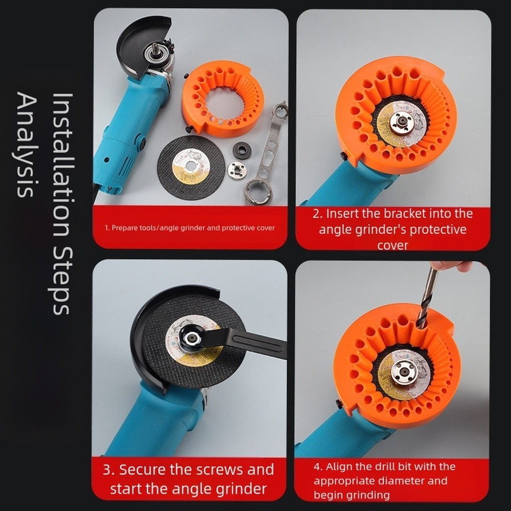 User Friendly 313mm Plastic Drill Grinder for Sharpening Different Drill Sizes