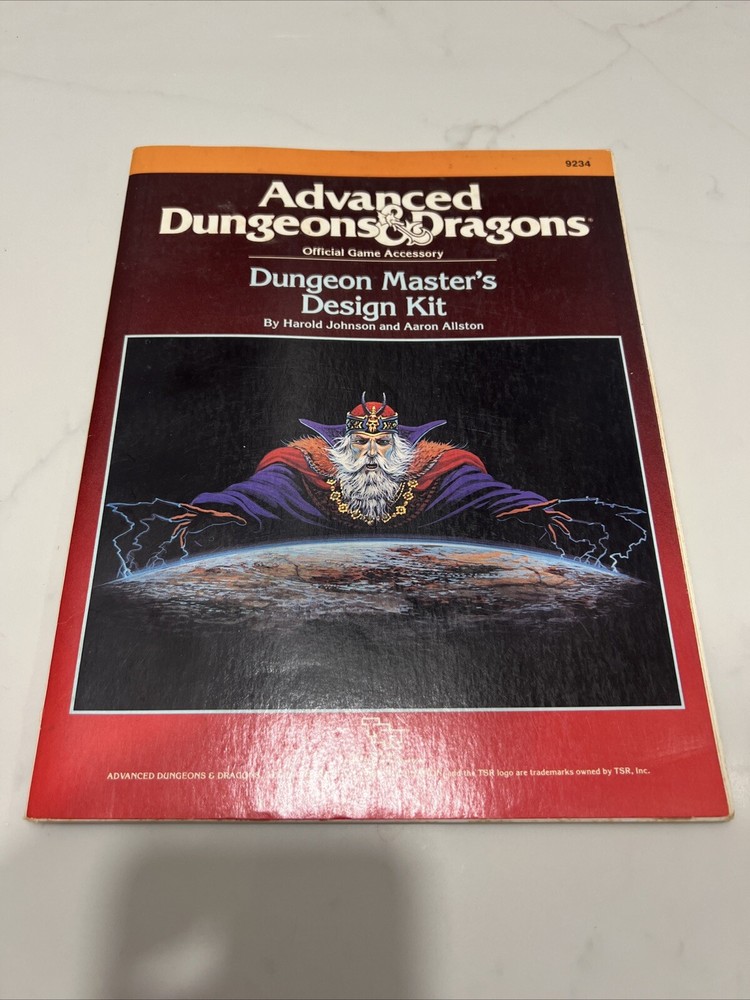 Advanced Dungeons & Dragons - Dungeon Masters Design Kit 9234 - TSR 1988