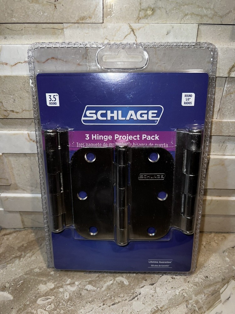 SCHLAGE Lock SC3P1011F-619E Round Corn Hinge, 3-Pack