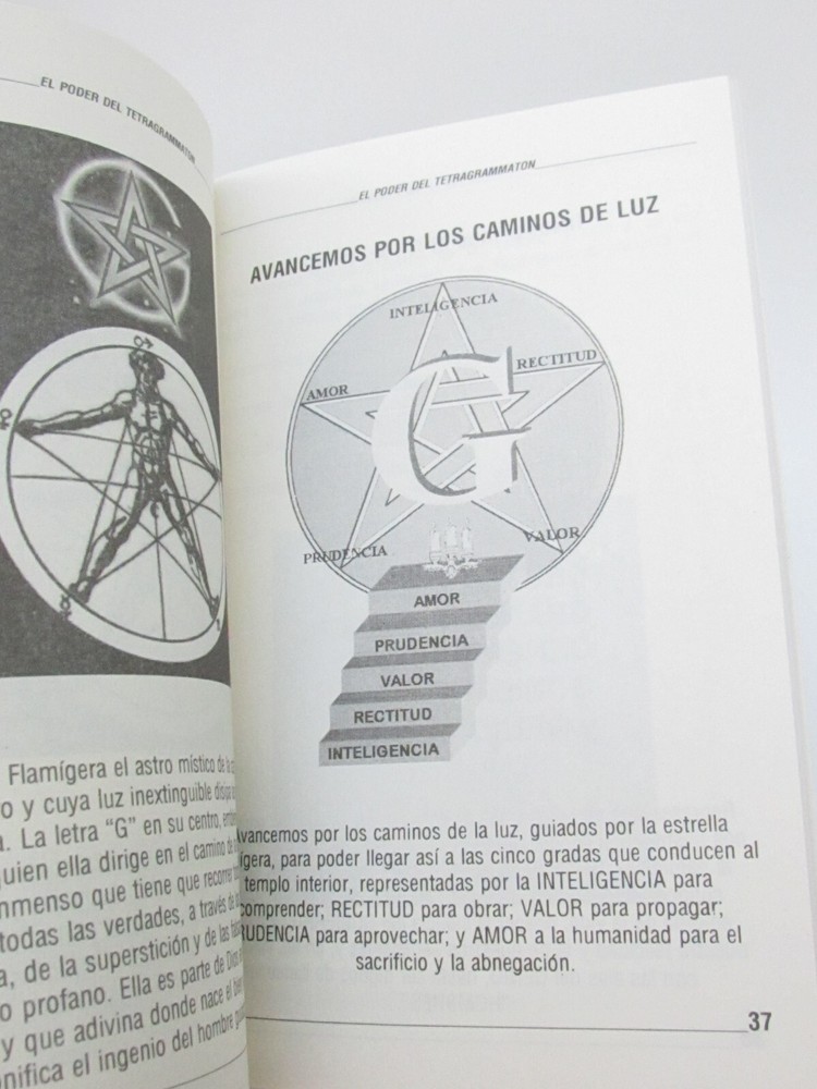 LIBRO EL PODER DEL TETRAGRAMMATON Enigmatico Simbolismos,Consagraciones