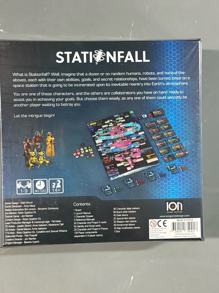 Stationfall Board Game Sci-Fi Social Deduction New Sealed