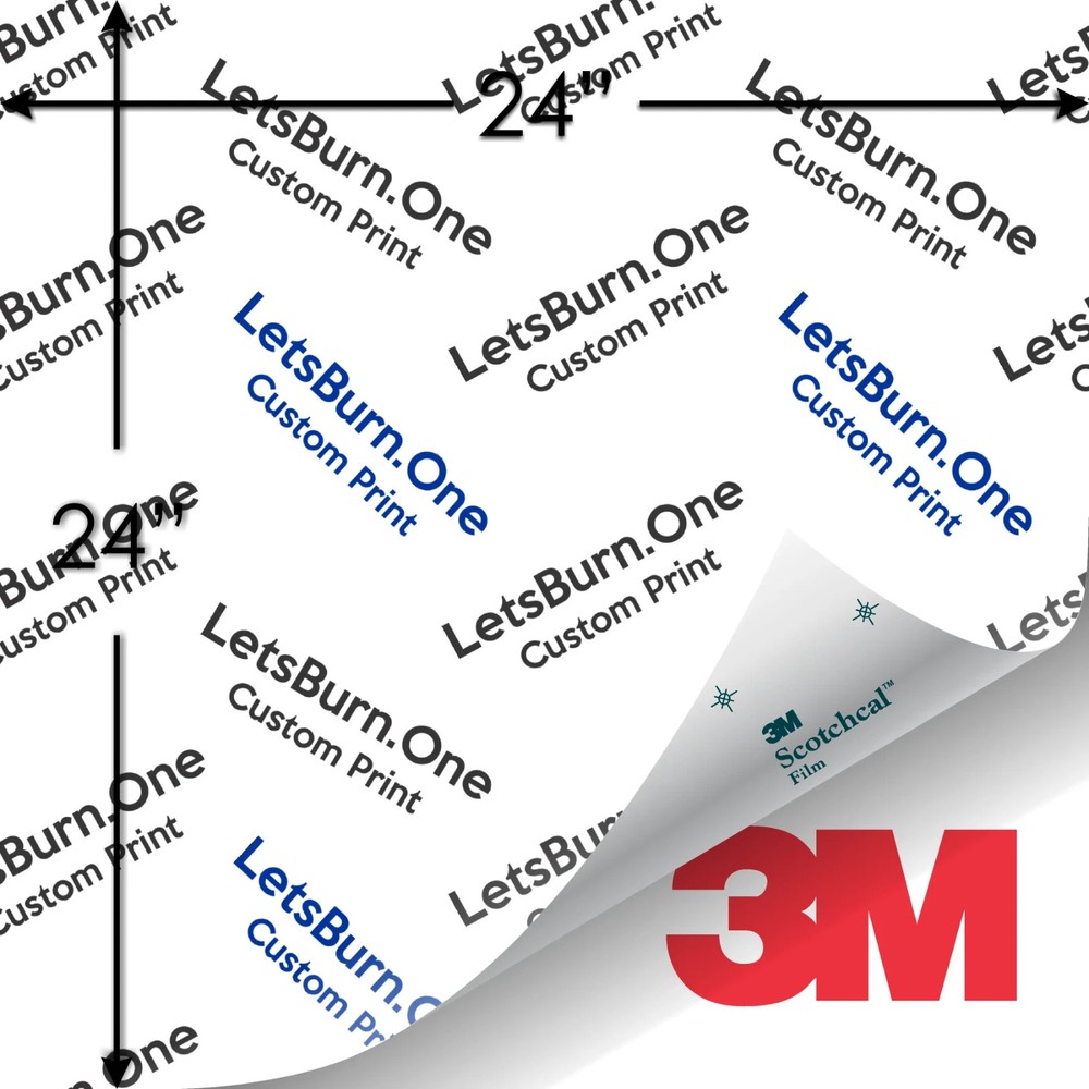 ANY Custom Printed Pattern from the LetsBurn.One Website Guitar Skin Vinyl Wrap