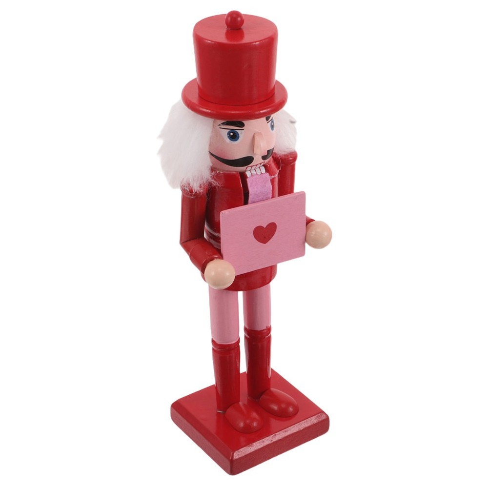 Valentine's Day Nutcracker Nussknackersoldat-desktop-ornament Heart