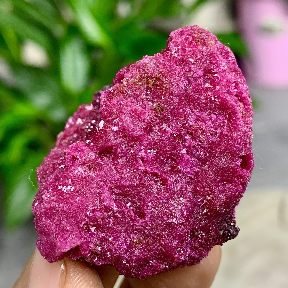 40G Natural Rough Red Corundum Phlogo Pit Mineral Spirits Ruby Raw Gemstone