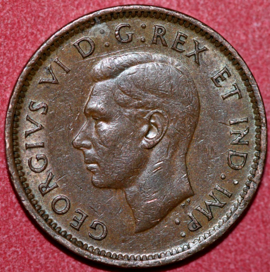 Canada 1946 Cent King George VI 19mm