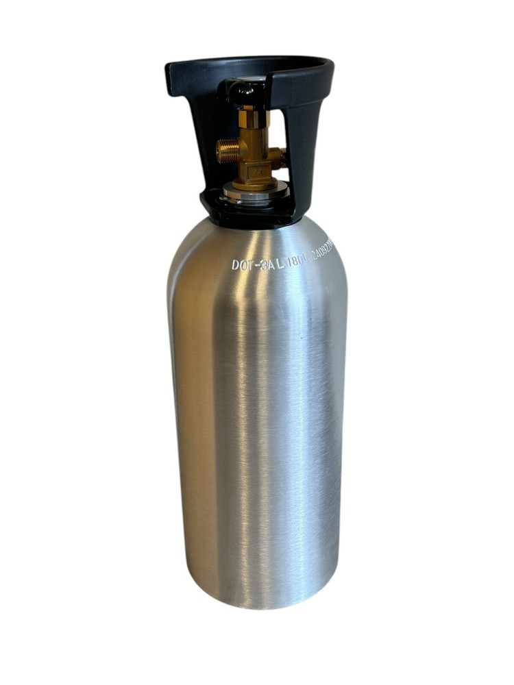 New 10lb Aluminum CO2 Cylinder with Handle and CGA320 Valve Homebrew Beer Grow