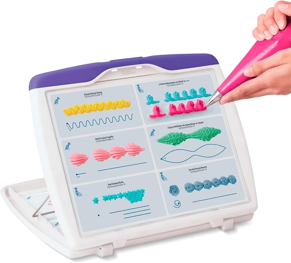 Durable Practice Board - Essential Tip Companion - Cake Decorating Guide