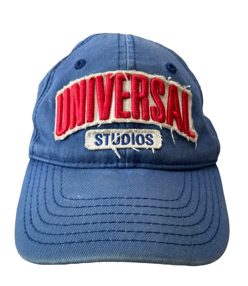Universal Studios Theme Park Blue Baseball Hat Cap Youth Size Strapback
