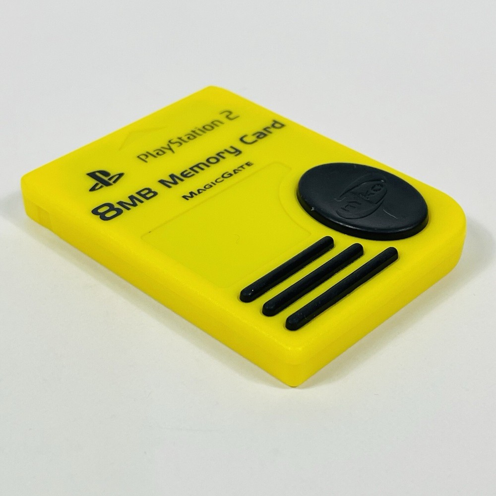 8MB Memory Card for PS2 Yellow Magic Gate by Nyko