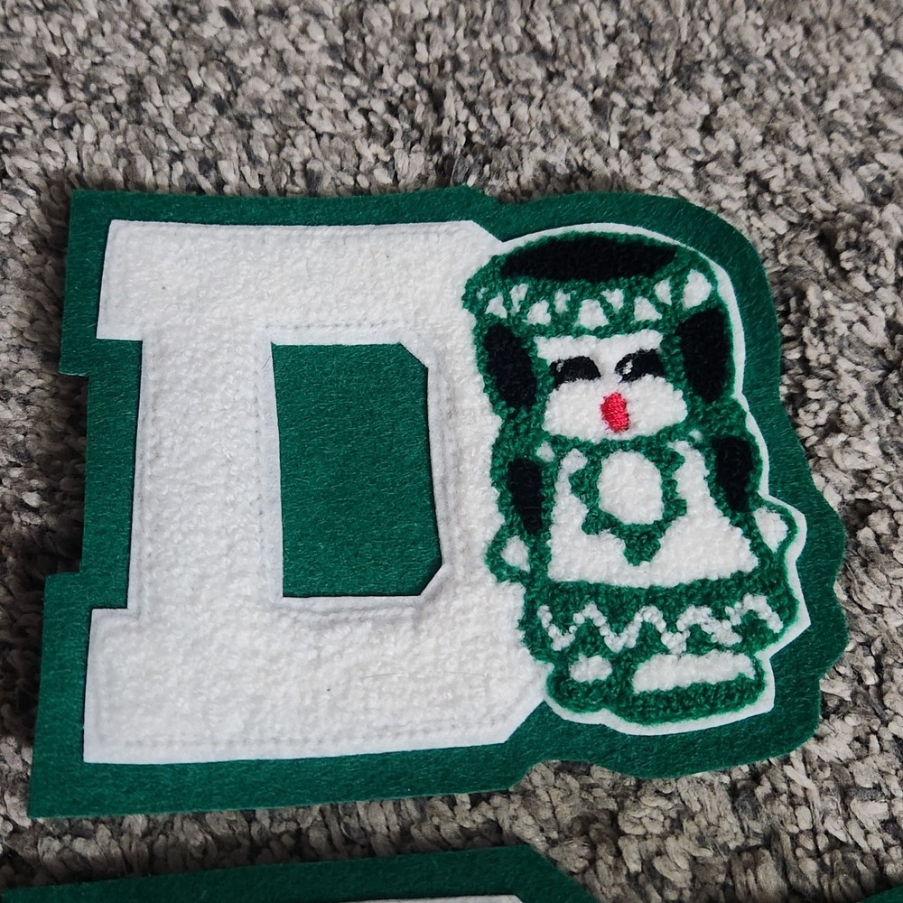 Varsity Patches D With Indian
