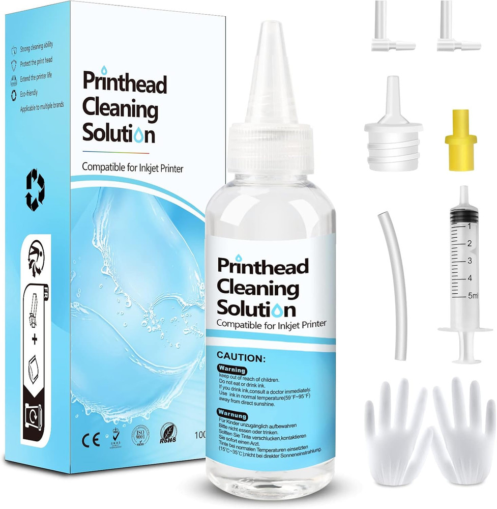 Printhead Cleaning Kits Inkjet Printers, Printer Cleaning Kit for Epson Ecotank