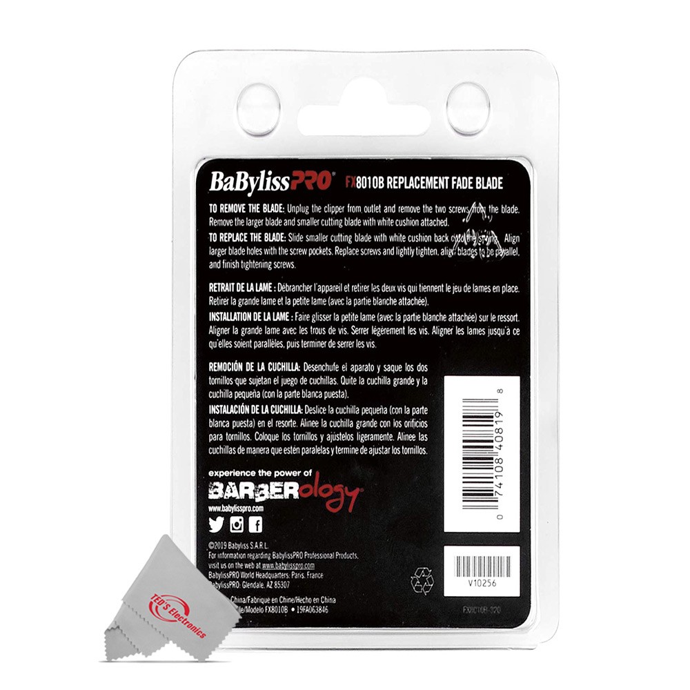 Babyliss Pro Graphite FX8010B Replacement Fade Blade with PVD Coating