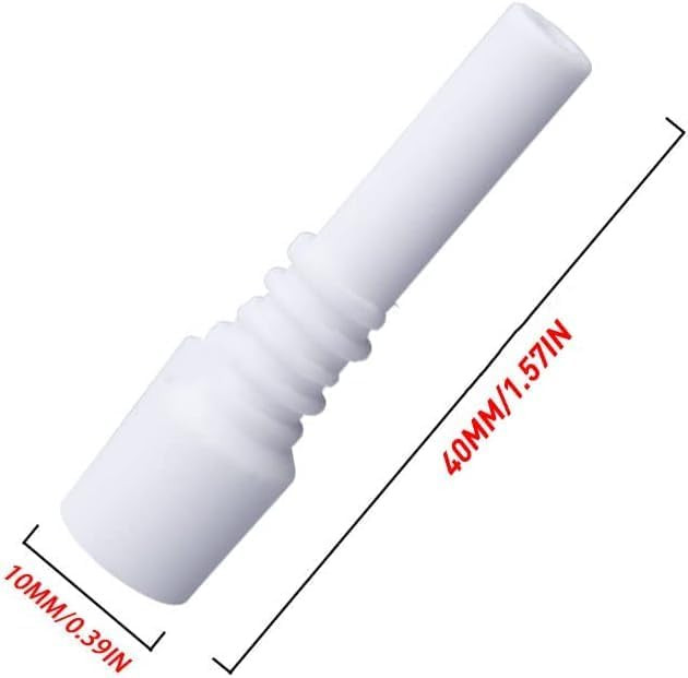 2 Pack of Sand Blaster Ceramic Nozzles Only - Replacement Sandblasting White