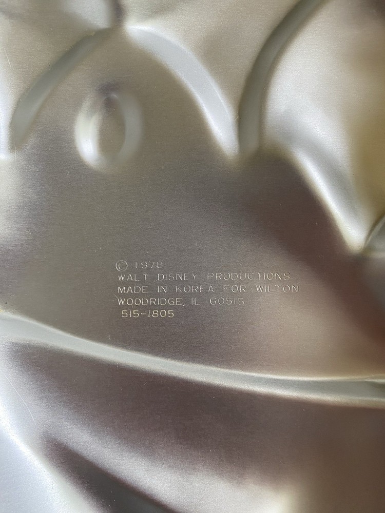Vintage Wilton Mickey Mouse Cake Pan 1978