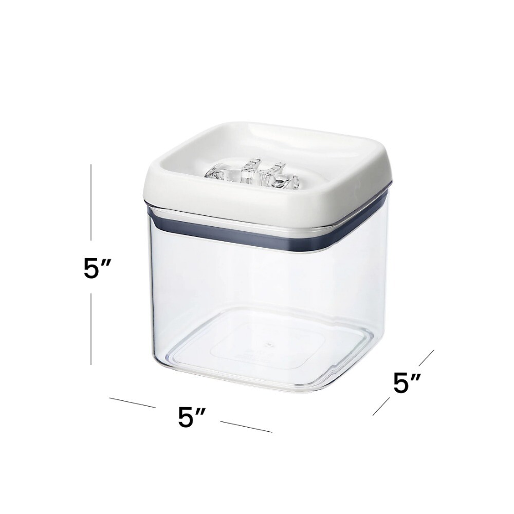 (2 pack) Canister - 4.5 Cup Flip-Tite® Square Food Storage Container