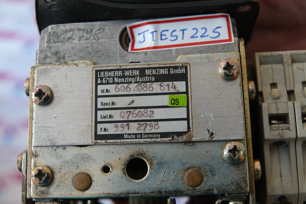 LIEBHERR-WERK 606 086 814 JOYSTICK CONTROLLER