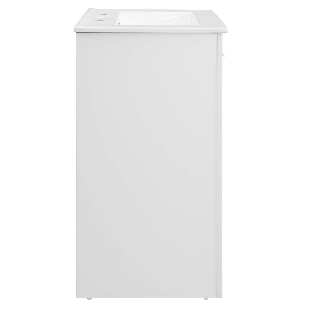 Modway Maybelle 24" Bathroom Vanity In White White
