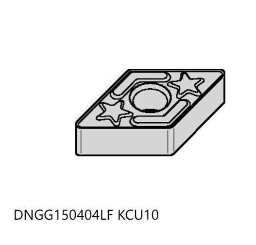 5 PCS  ORIGINAL  INSERTS      DNGG150404LF KCU10