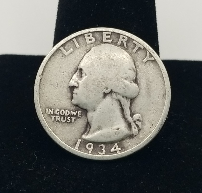 1934-P Washington Quarter #4865
