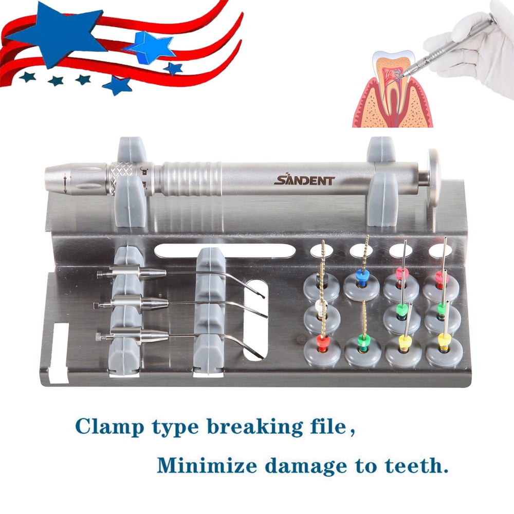 Dental Broken Root Canal File Extractor Endodontic Endo Files Removal System Kit